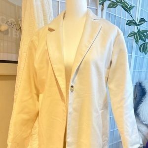 Missguided petite cream long peacoat